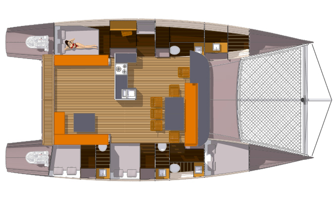 Aventura 43 sailing catamaran AVENTURA 43 for sale