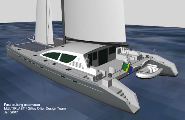 Multiplast 90' catamaran project