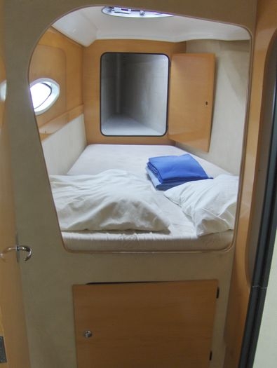 Forward port cabin