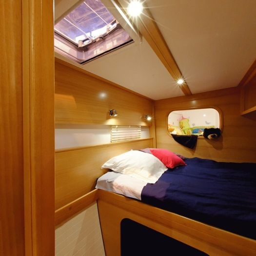Forward port cabin