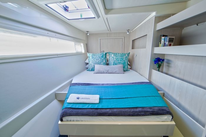 Forward port cabin