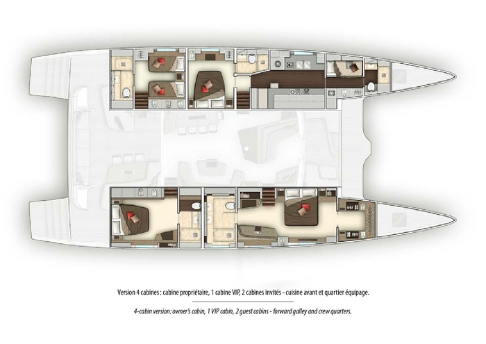 New Lagoon 77 catamaran Lagoon 10