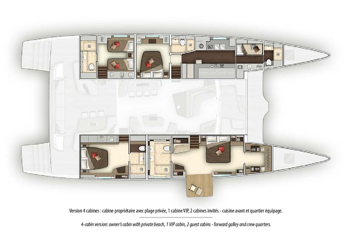 New Lagoon 77 catamaran Lagoon 12
