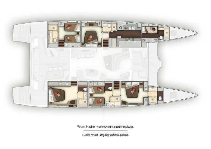 New Lagoon 77 catamaran Lagoon 13