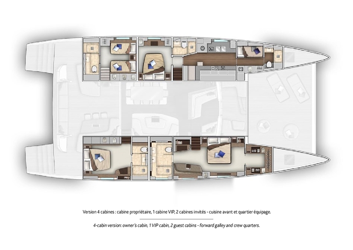 New Lagoon 78 power catamaran Lagoon 7