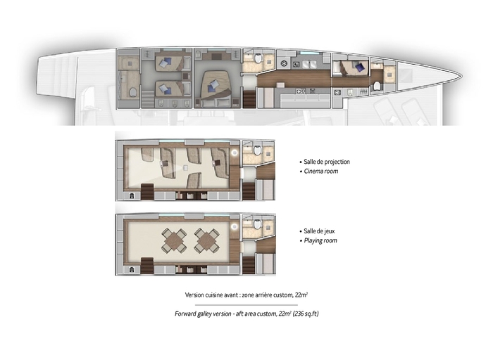 New Lagoon 78 power catamaran Lagoon 12
