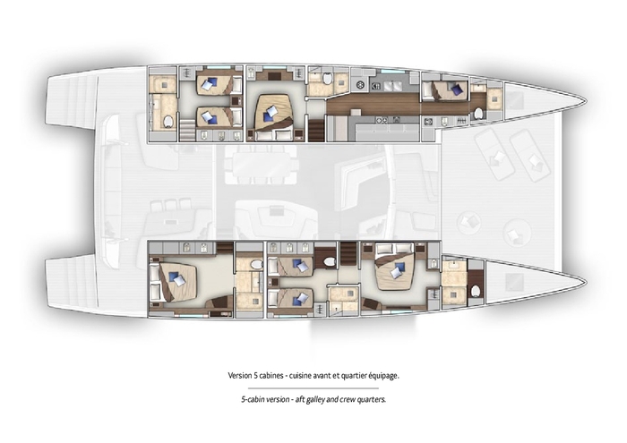 New Lagoon 78 power catamaran Lagoon 1