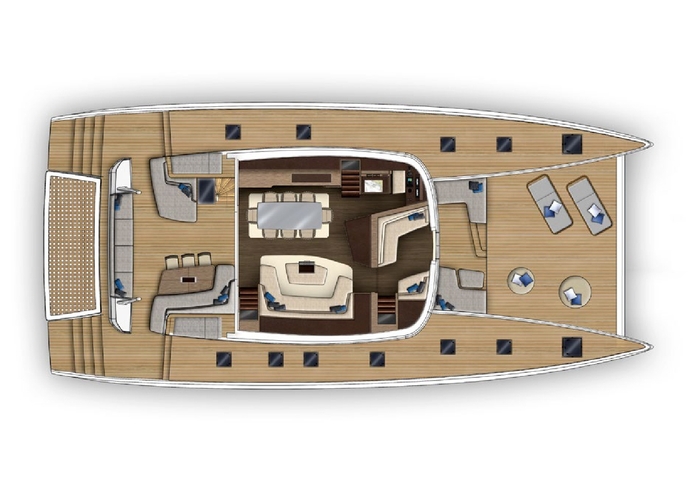 New Lagoon 78 power catamaran Lagoon 4