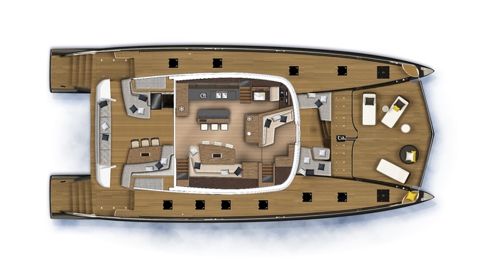 New Lagoon 78 power catamaran Lagoon 17