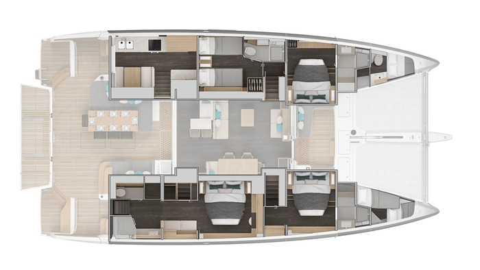New Lagoon 60 catamaran Lagoon 9
