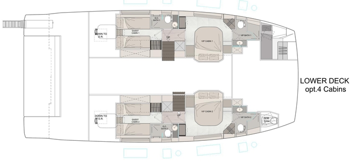 New Whisper 50 electric power catamaran Whisper Yachts 11