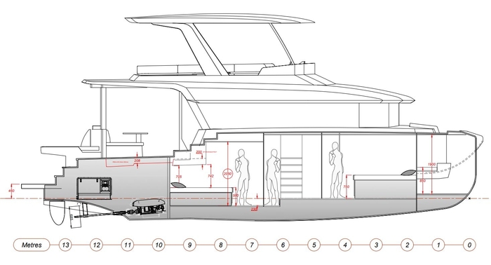 New Whisper 50 electric power catamaran Whisper Yachts 13