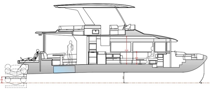New Whisper 50 electric power catamaran Whisper Yachts 15