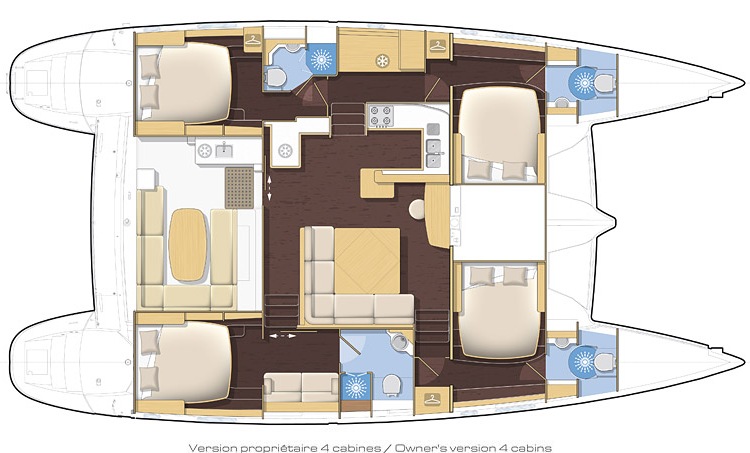 2008 Lagoon 500 catamaran Lagoon 21