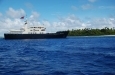 Anchored out