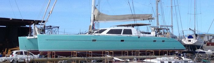 New hull paint