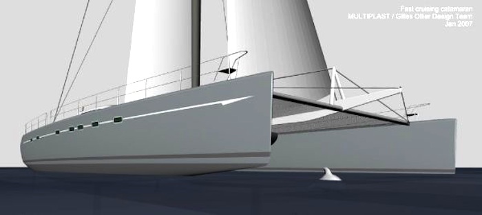 Multiplast 90' catamaran project