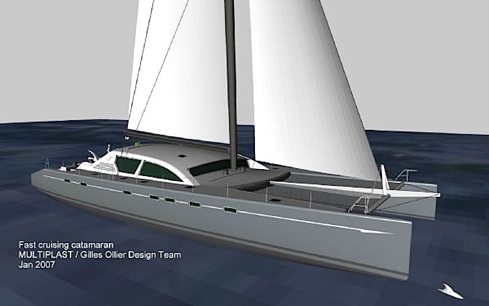 Multiplast 90' catamaran project