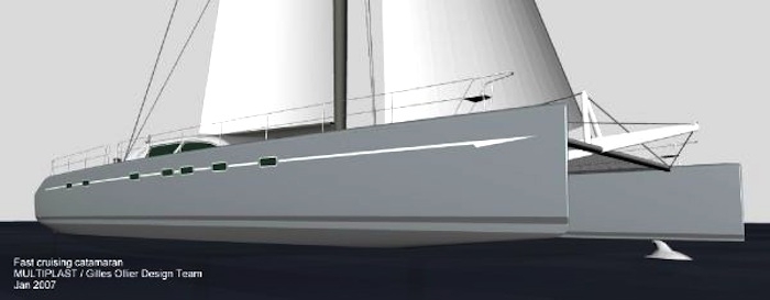 Multiplast 90' catamaran project