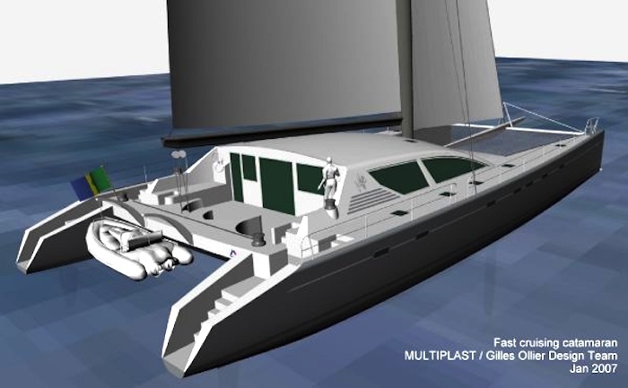Multiplast 90' catamaran project
